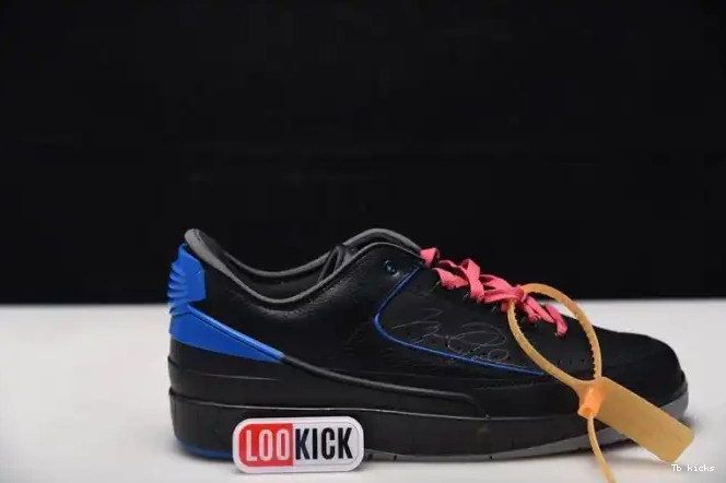 Cheap TBK Jordan Black Retro Low SP 2 Off-White Blue DJ4375-004 0420